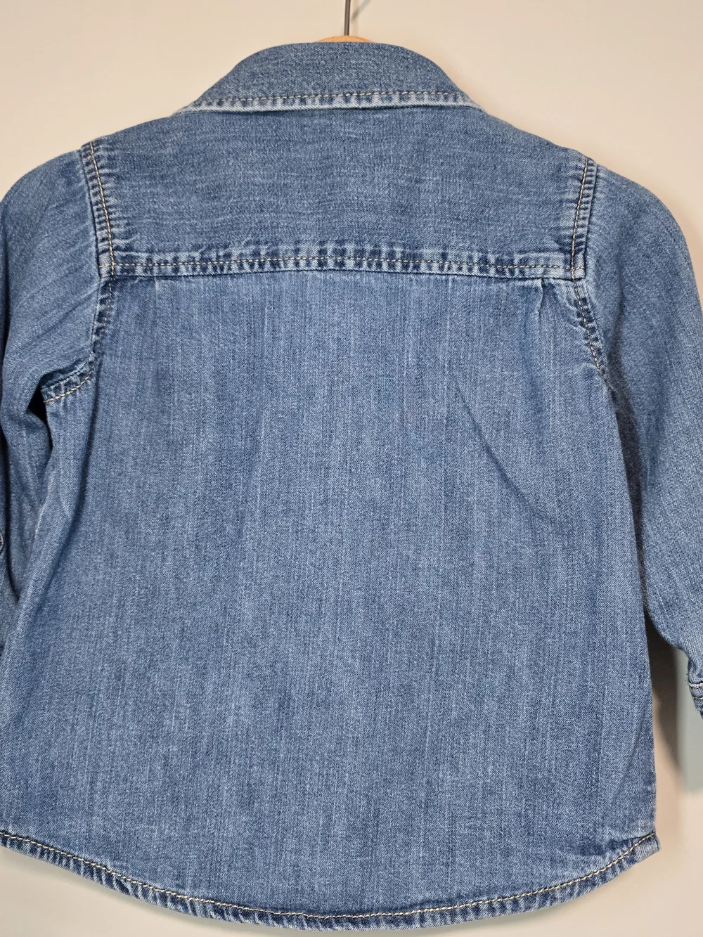 Old Navy Kids Denim Button-Down Shirt - Blue